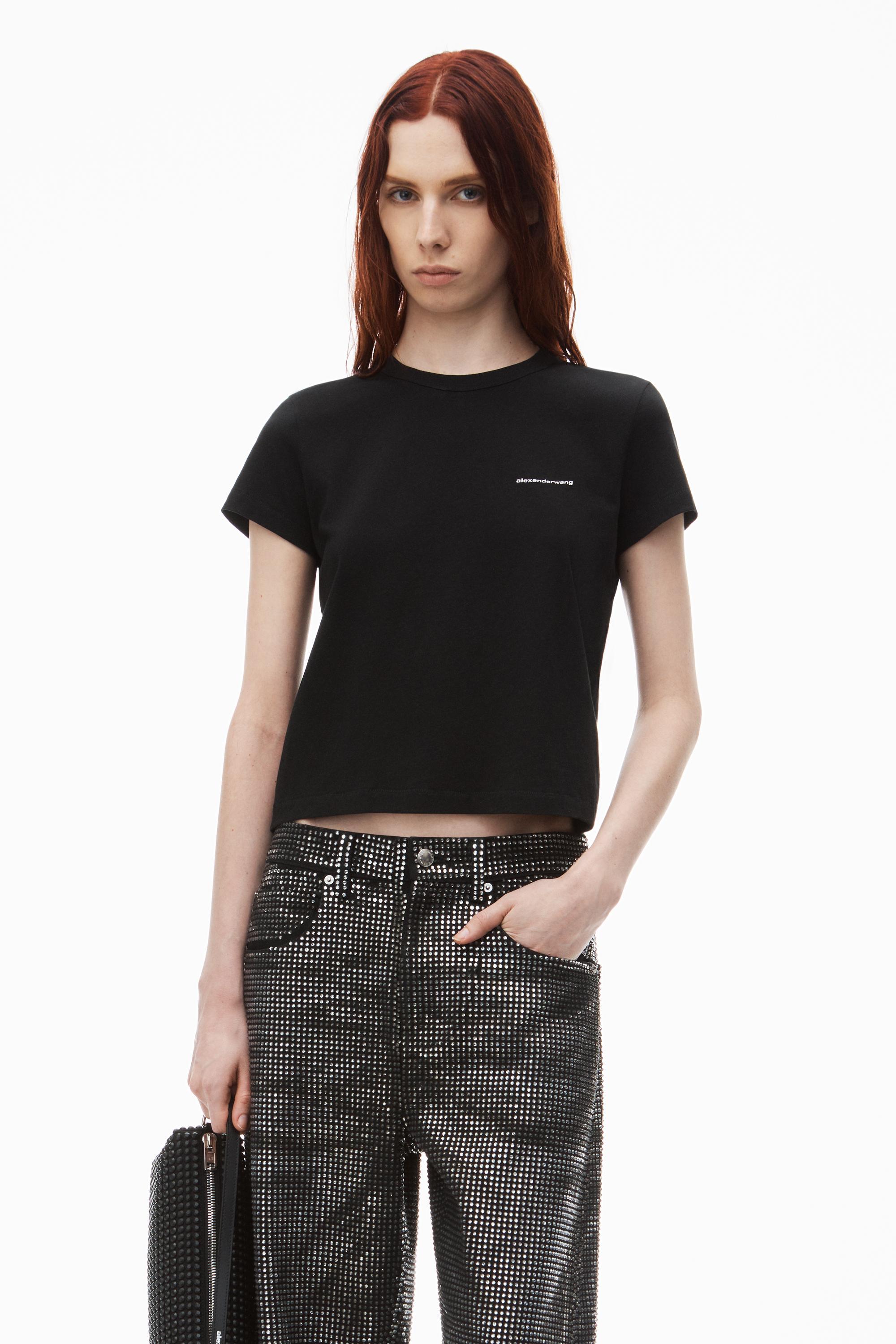 Logo-print Shrunken Jersey Tee Product Image