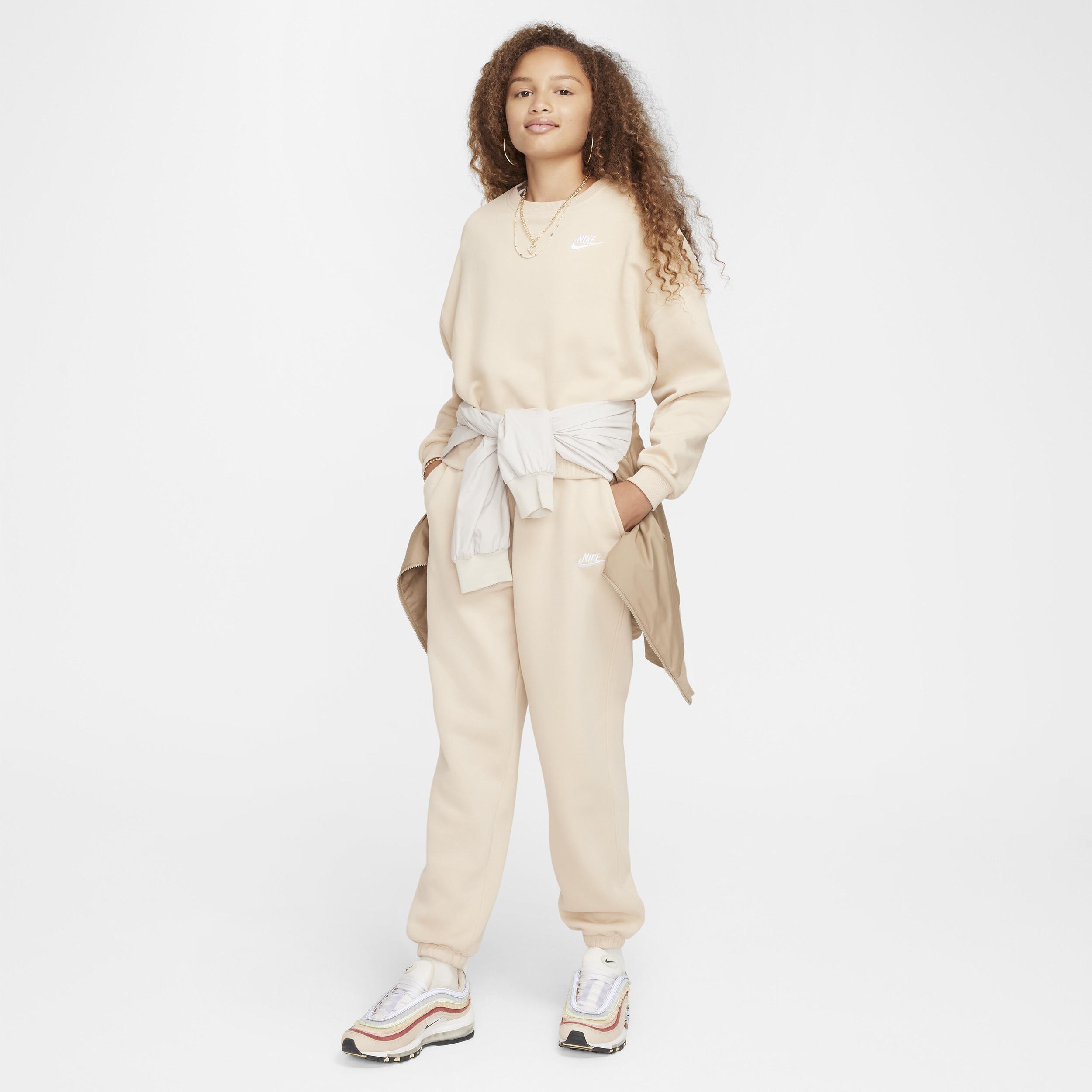 Women's Nike Sportswear Club Fleece Girls' Boxy Crew-Neck Sweatshirt Product Image