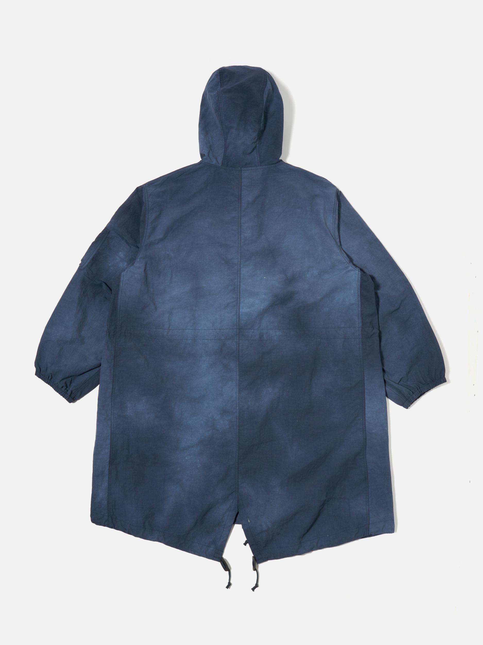 Universal Works Beach Parka in Navy Recycled Splash Nylon Product Image