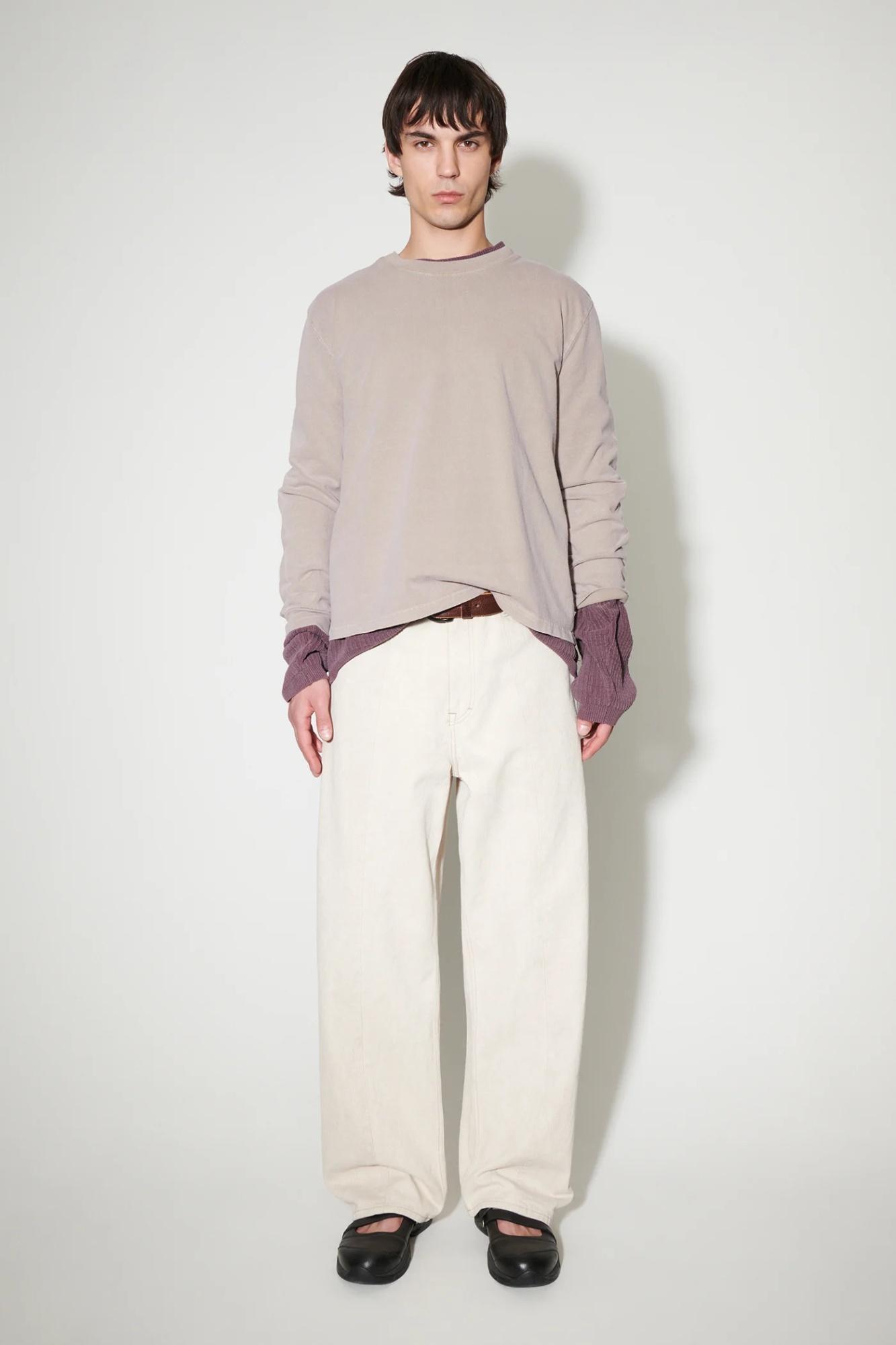OUR LEGACY Fatigue High-rise Wide-leg Jeans In Nude Product Image