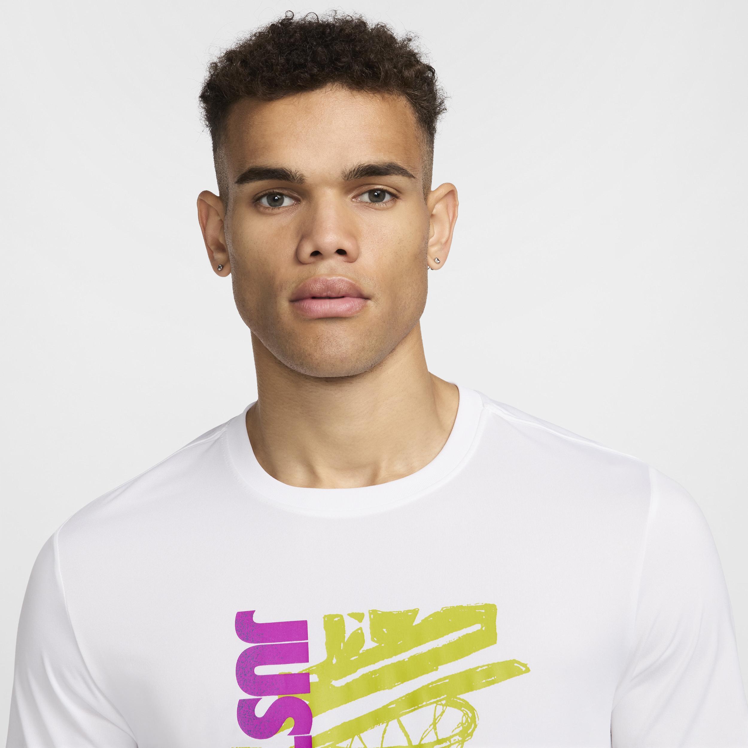 Nike Mens Nike Dri-FIT RLGD OC Verb T-Shirt - Mens White/Multi Product Image