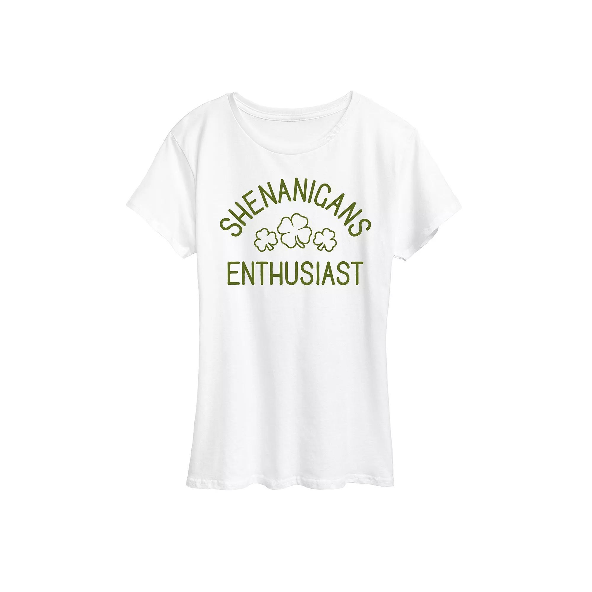 Womens Shenanigans Enthusiast Graphic Tee Product Image
