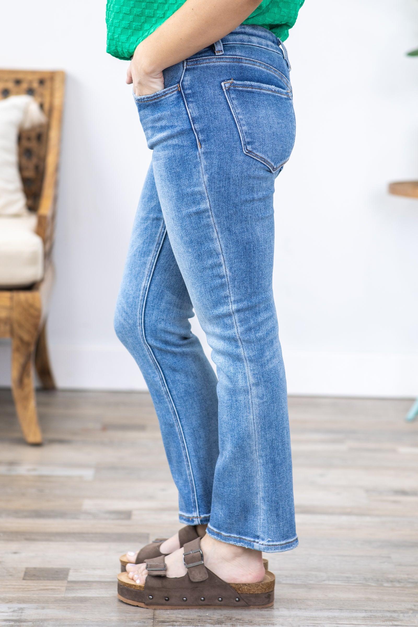 Vervet Mid Rise Kick Flare Jeans Product Image