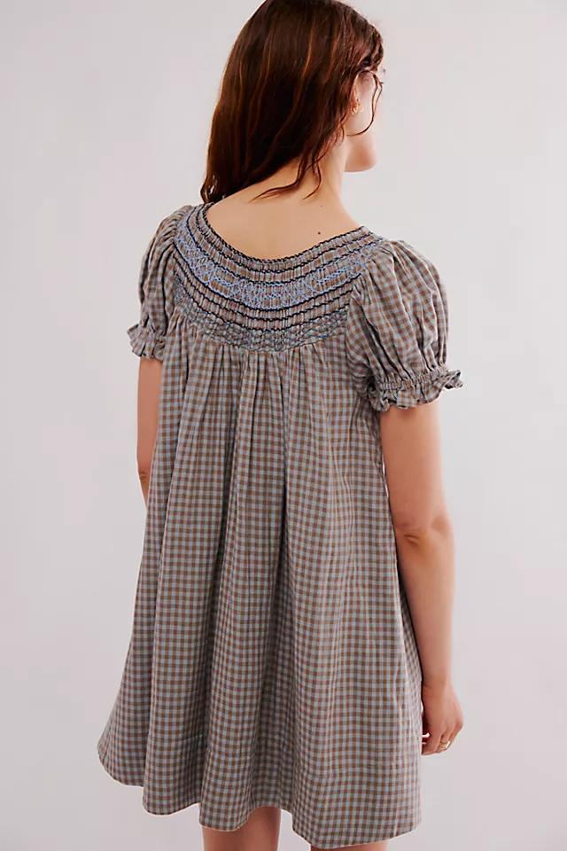 Poet Plaid Mini Dress Product Image