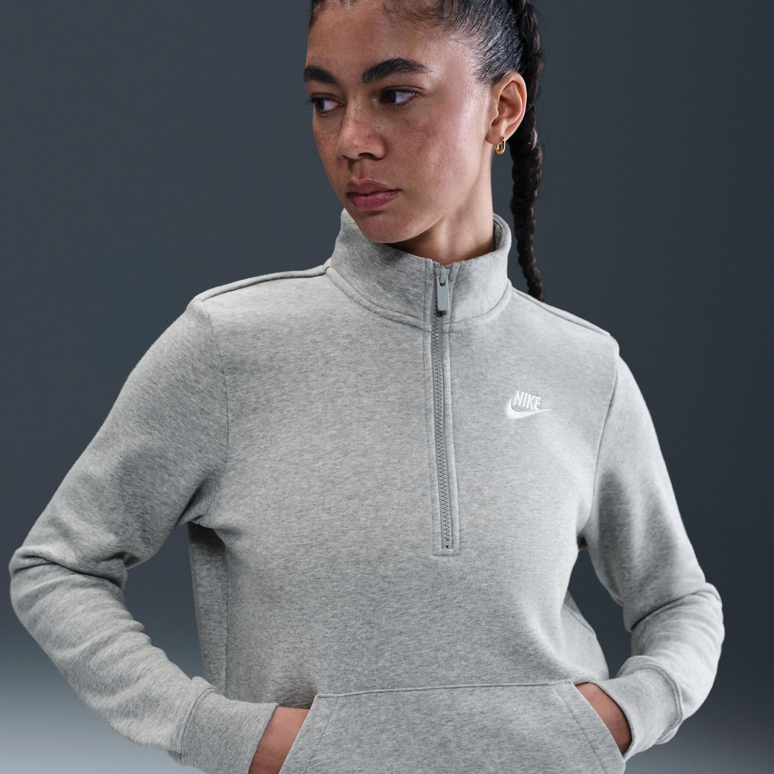 Women's Nike Sportswear Club Fleece 1/2-Zip Sweatshirt Product Image