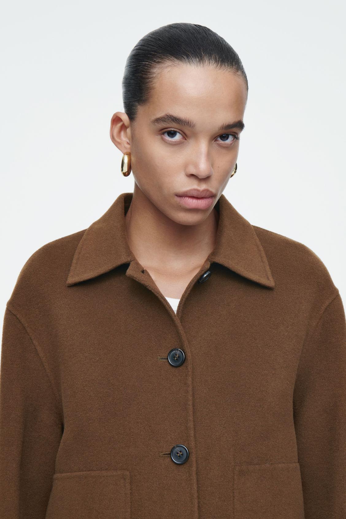 BOXY DOUBLE-FACED WOOL JACKET Product Image