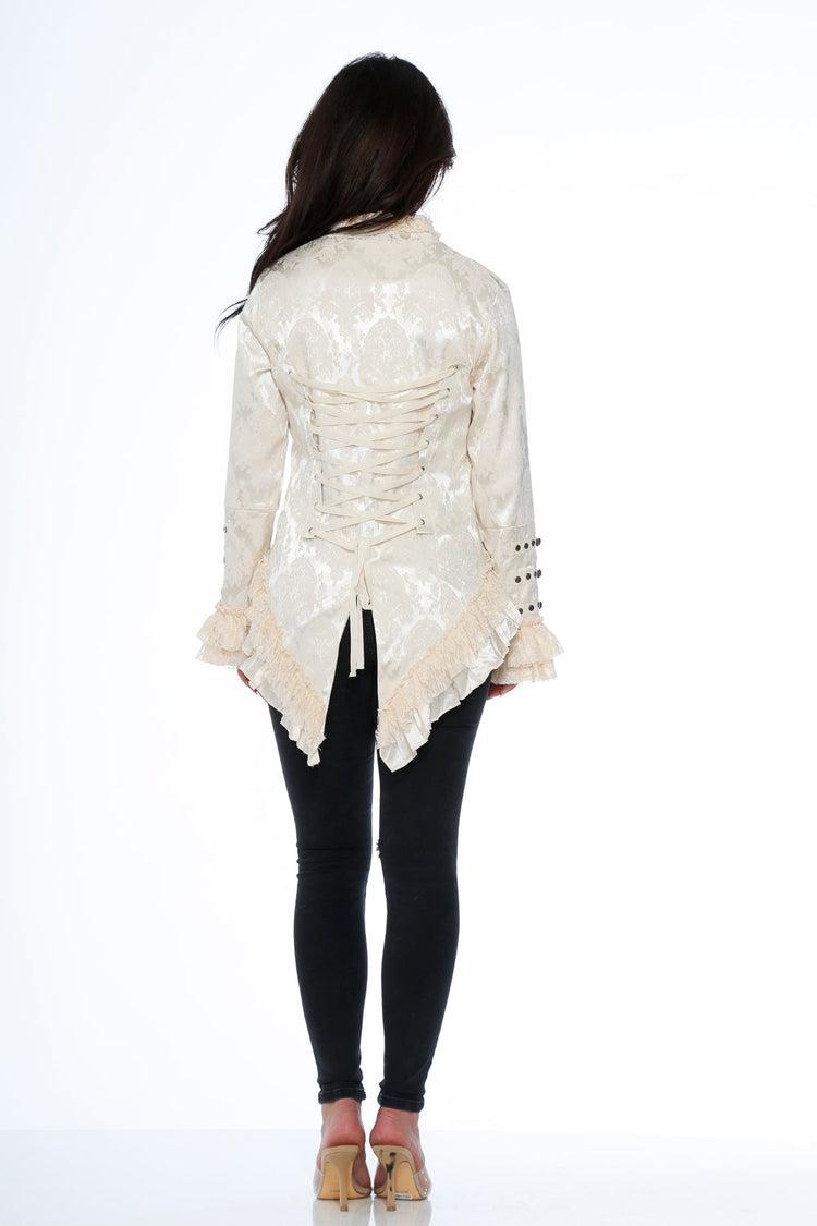 Off-White Victorian Tailed Jacket Product Image