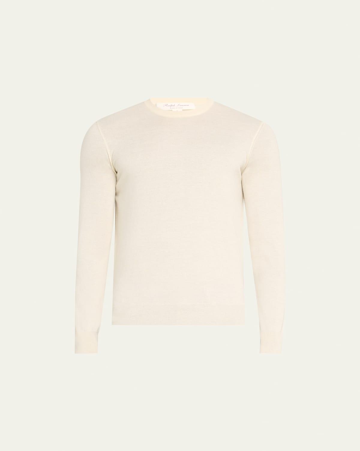 Mens Cashmere Crew Sweater Product Image
