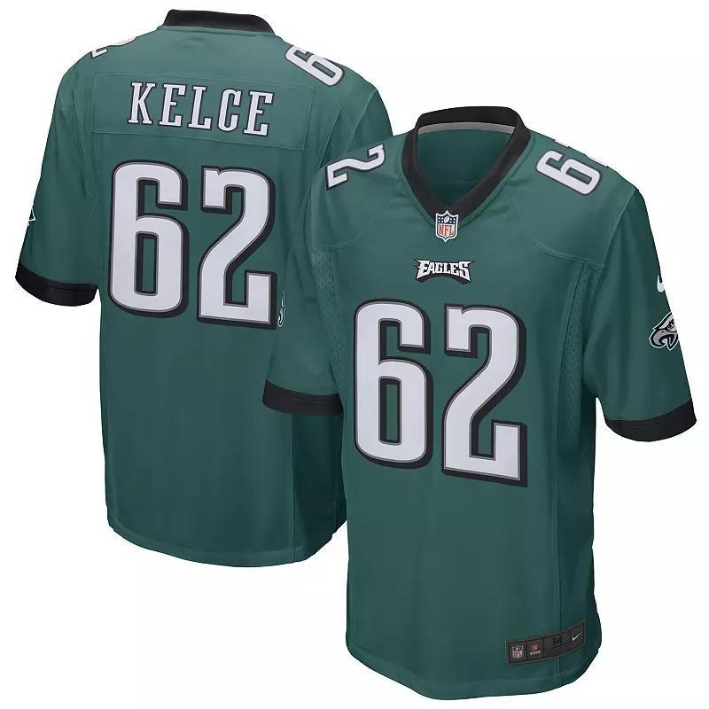 Mens Nike Jason Kelce Midnight Green Philadelphia Eagles Game Jersey Product Image