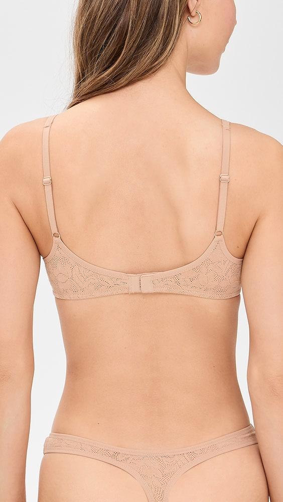 Eberjey Soft Stretch Recycled Lace Plunge Bralette | Shopbop Product Image