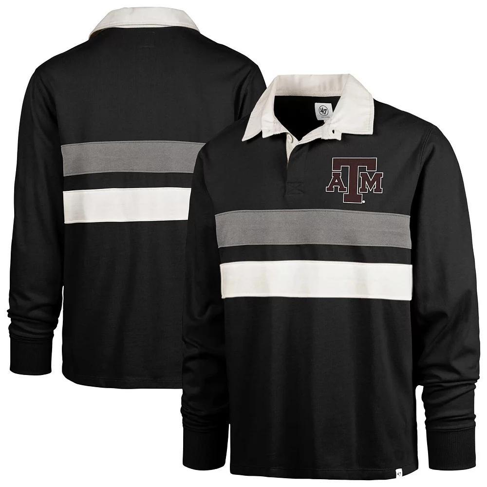 Men's '47 Royal Florida Gators Clubhouse Knox Thames Long Sleeve Rugby Polo, Size: Large, Blue Product Image