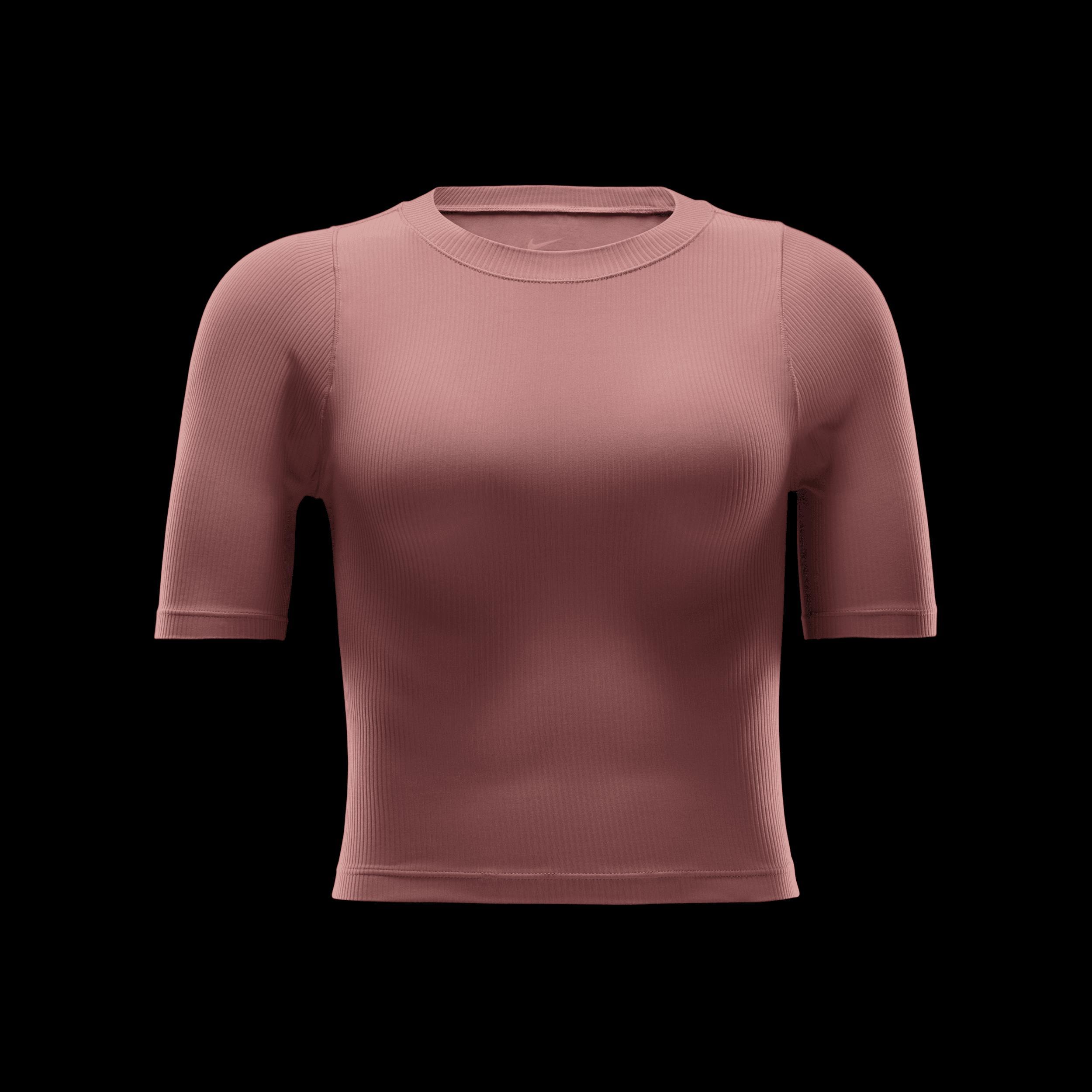 Nike Zenvy Rib Women's Dri-FIT Short-Sleeve Top Product Image