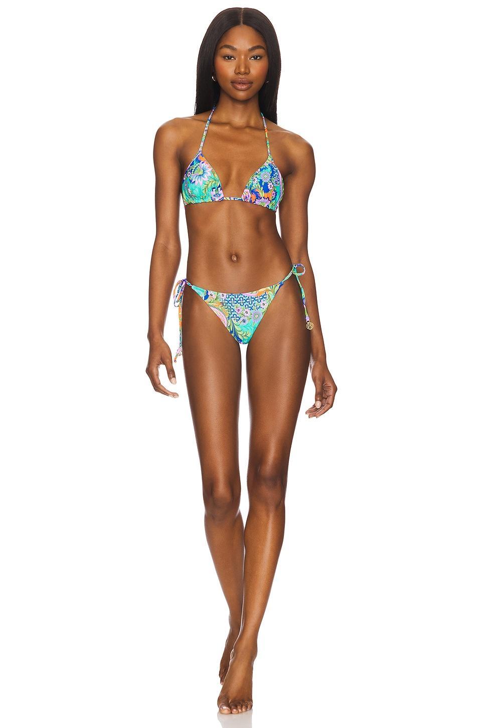 Seamless Reversible Ruched Back Brazilian Tie Side Bottom Luli Fama Product Image