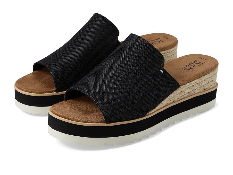 Toms Womens Diana Mule Platform Wedge Sandals Product Image