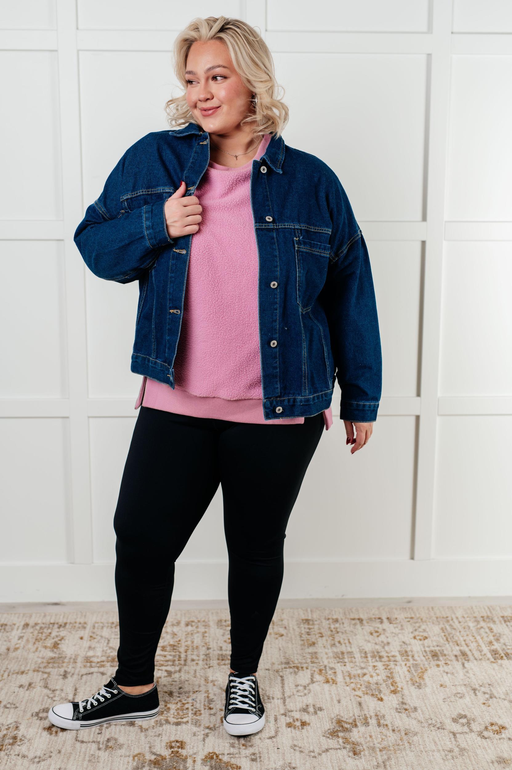 Have We Met Oversized Denim Jacket (Online Exclusive) Product Image