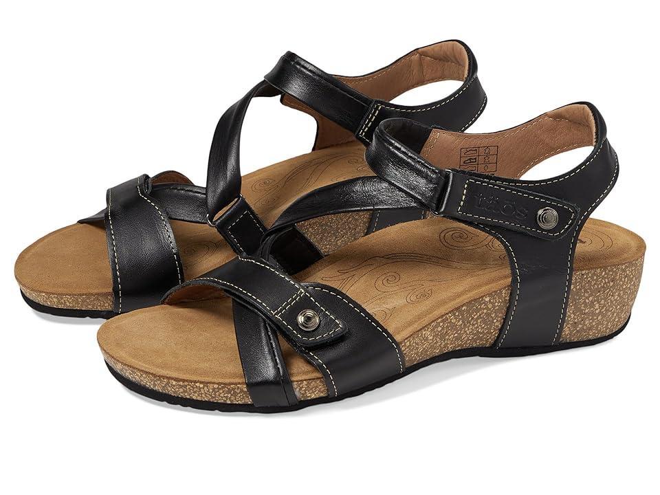 Taos Footwear Universe Banded Leather Wedge Sandals Product Image