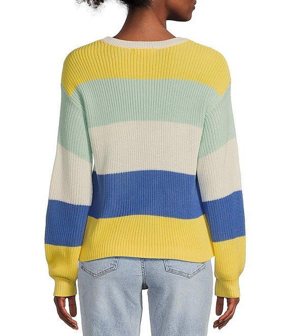 Copper Key Shaker Stripe Sweater Product Image