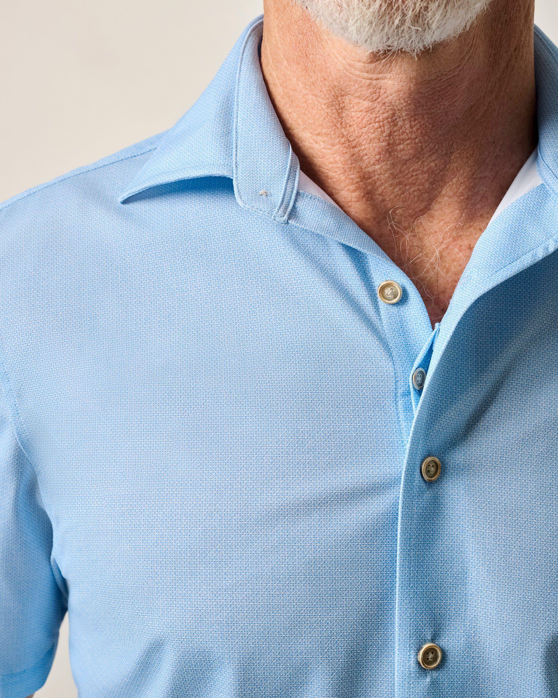 Short Sleeve Hangin' Out Knit Button Up Shirt - Spielman Male Product Image