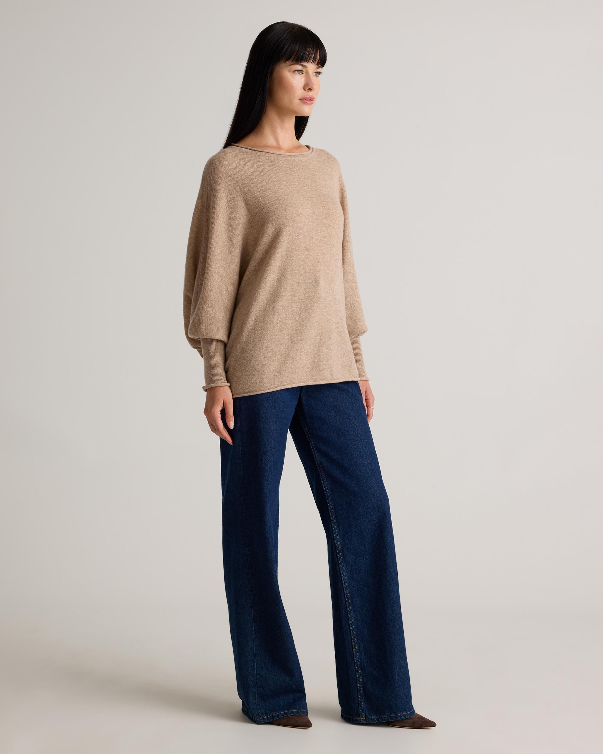 Quince | Women's Mongolian Cashmere Batwing Sweater Size Large/XL Product Image