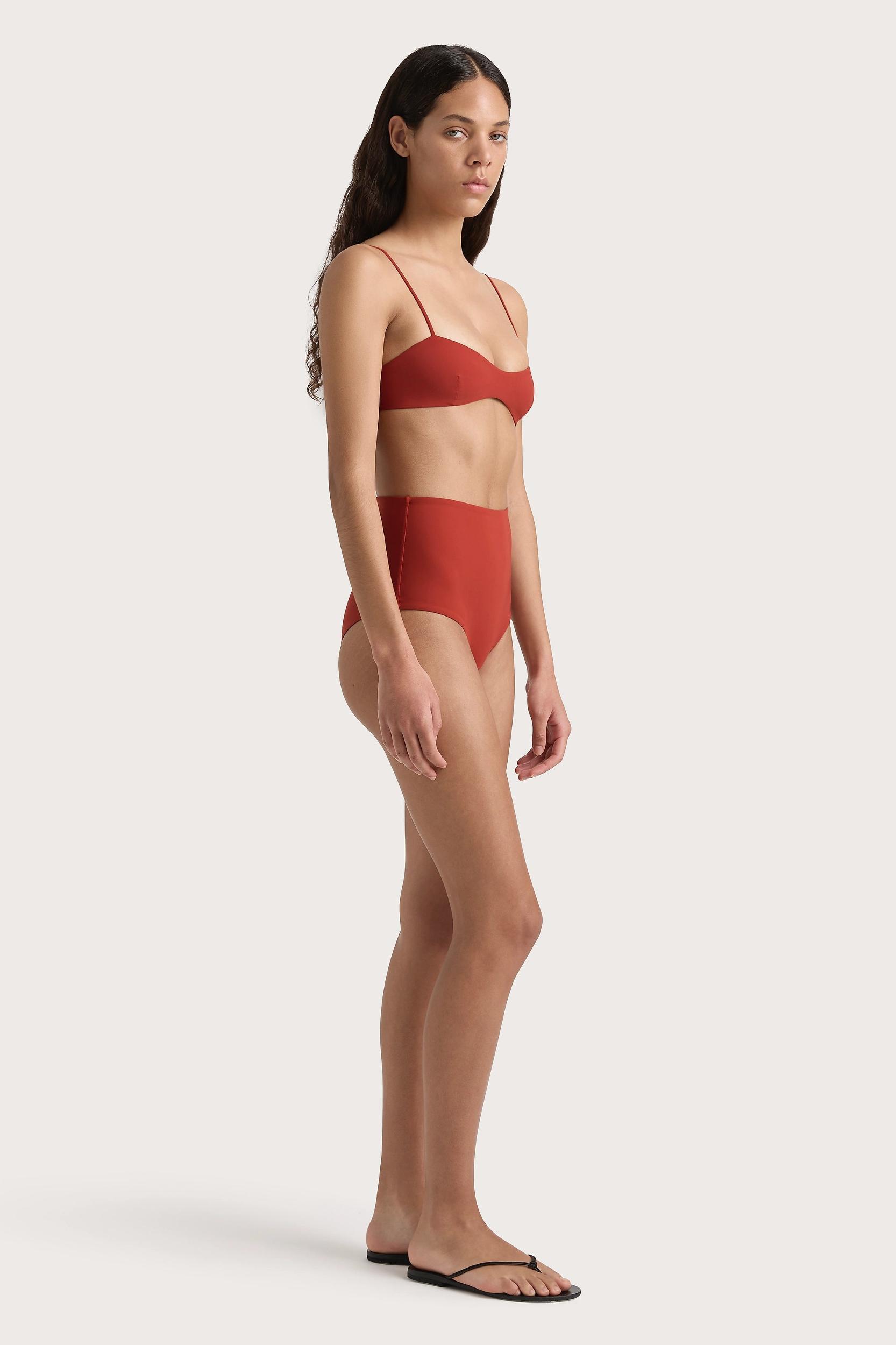 Costa Bikini Bottoms Garnet - Final Sale Product Image