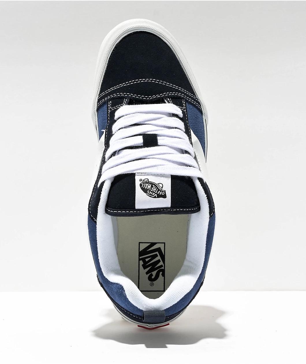 Vans Knu Skool Navy Blue Skate Shoes Product Image