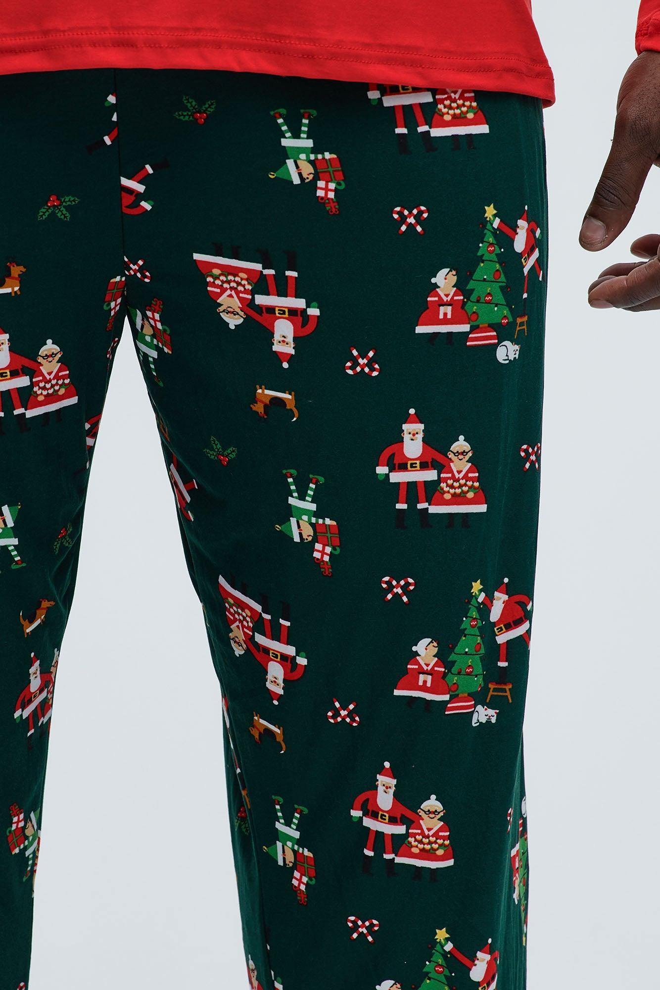 Dear Santa We Tried Holiday PJ Set - Black/combo Product Image
