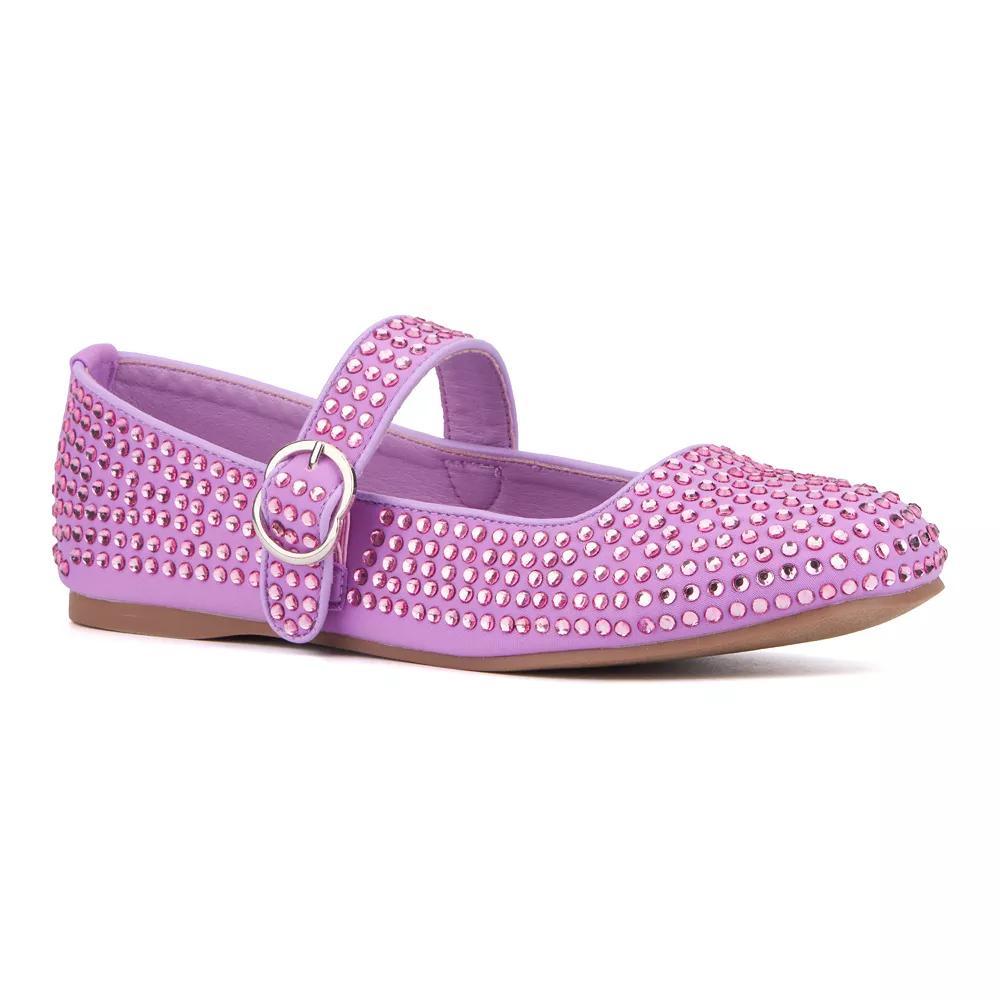 Olivia Miller Dawn Womens Embellished Maryjane Flats Product Image