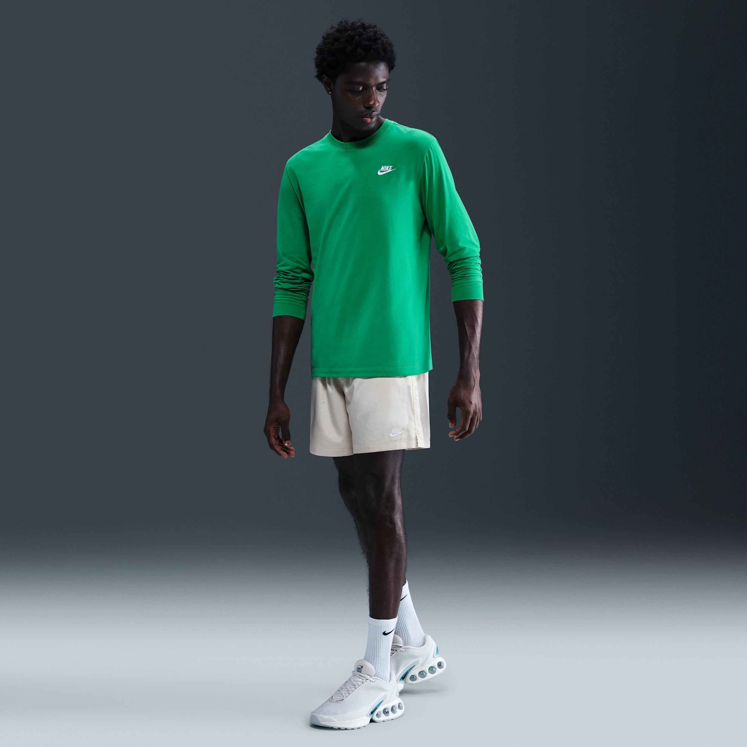 Men's Nike Sportswear Club Long-Sleeve T-Shirt Product Image