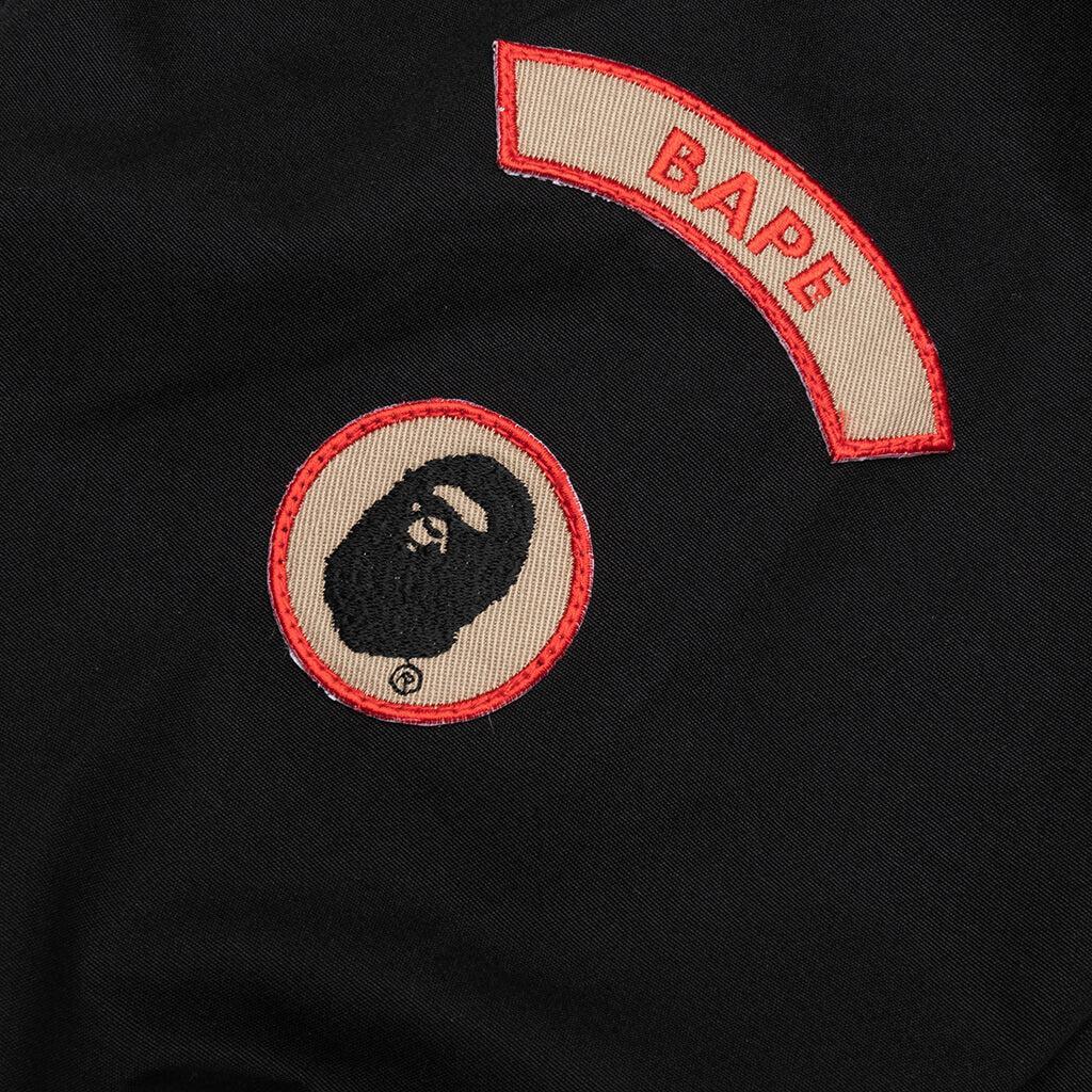 Bape Relaxed Fit Boyscout Shirt - Black Male Product Image