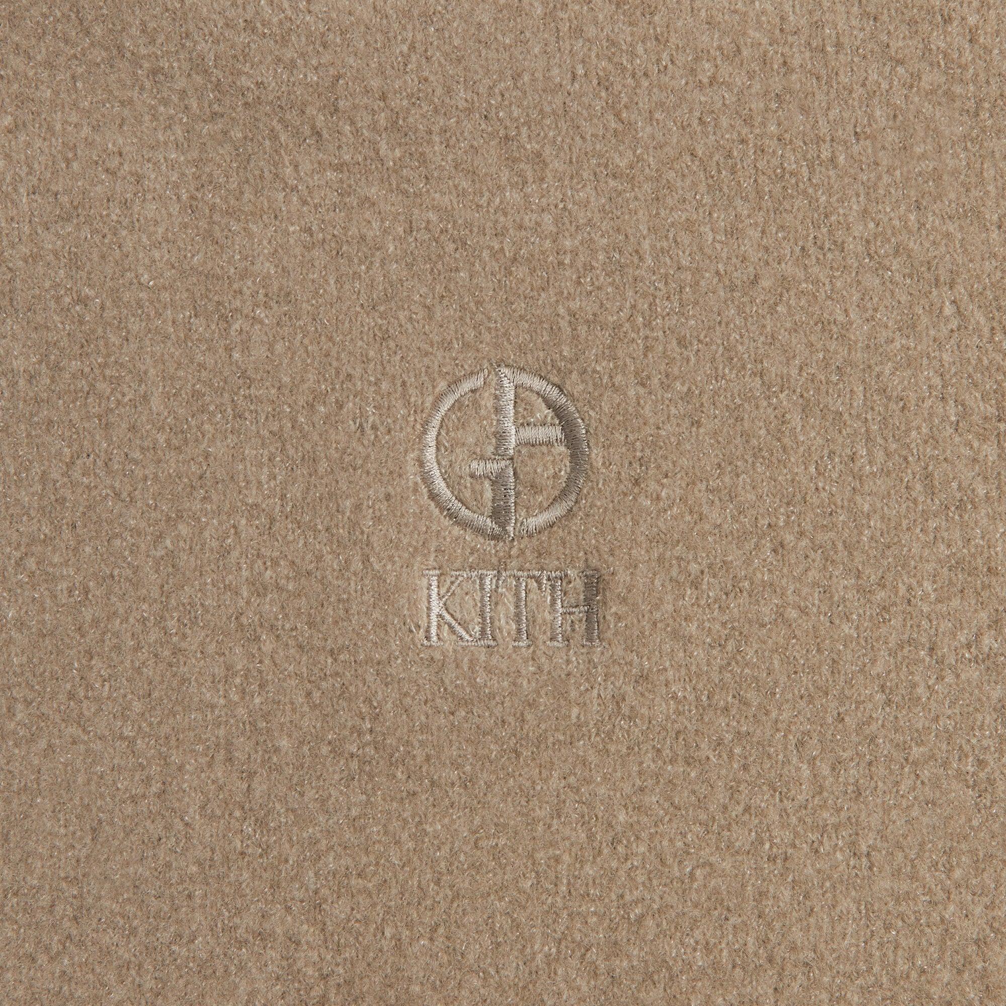 Kith & Giorgio Armani Silk Cashmere Hoodie - Sand Male Product Image