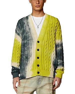 Diesel Jonny Relaxed Fit Cable Knit Cardigan Sweater Product Image