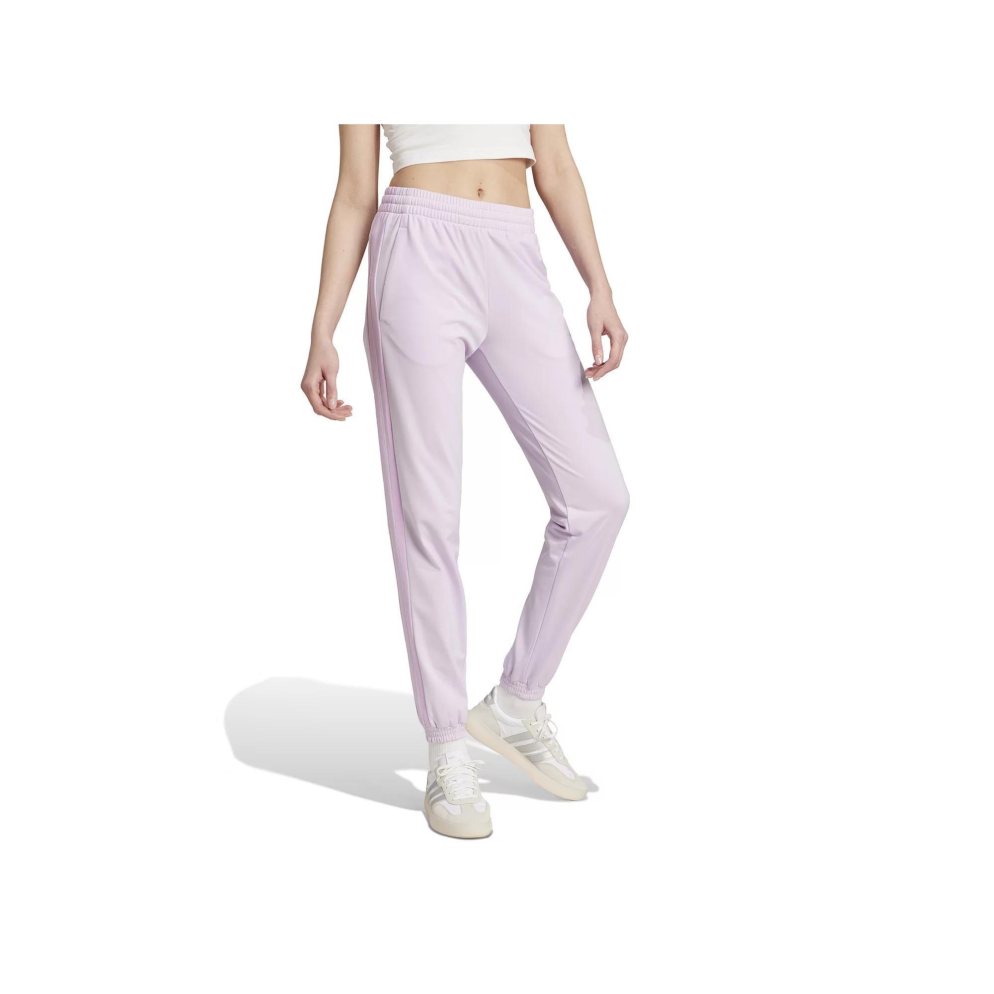 Women's adidas Tricot 3-Stripes Track Pants, Size: XL, Bliss Purple Product Image