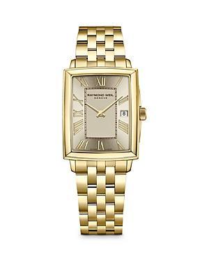 Raymond Weil Toccata Gold-tone Rectangular Watch, 23mm Product Image