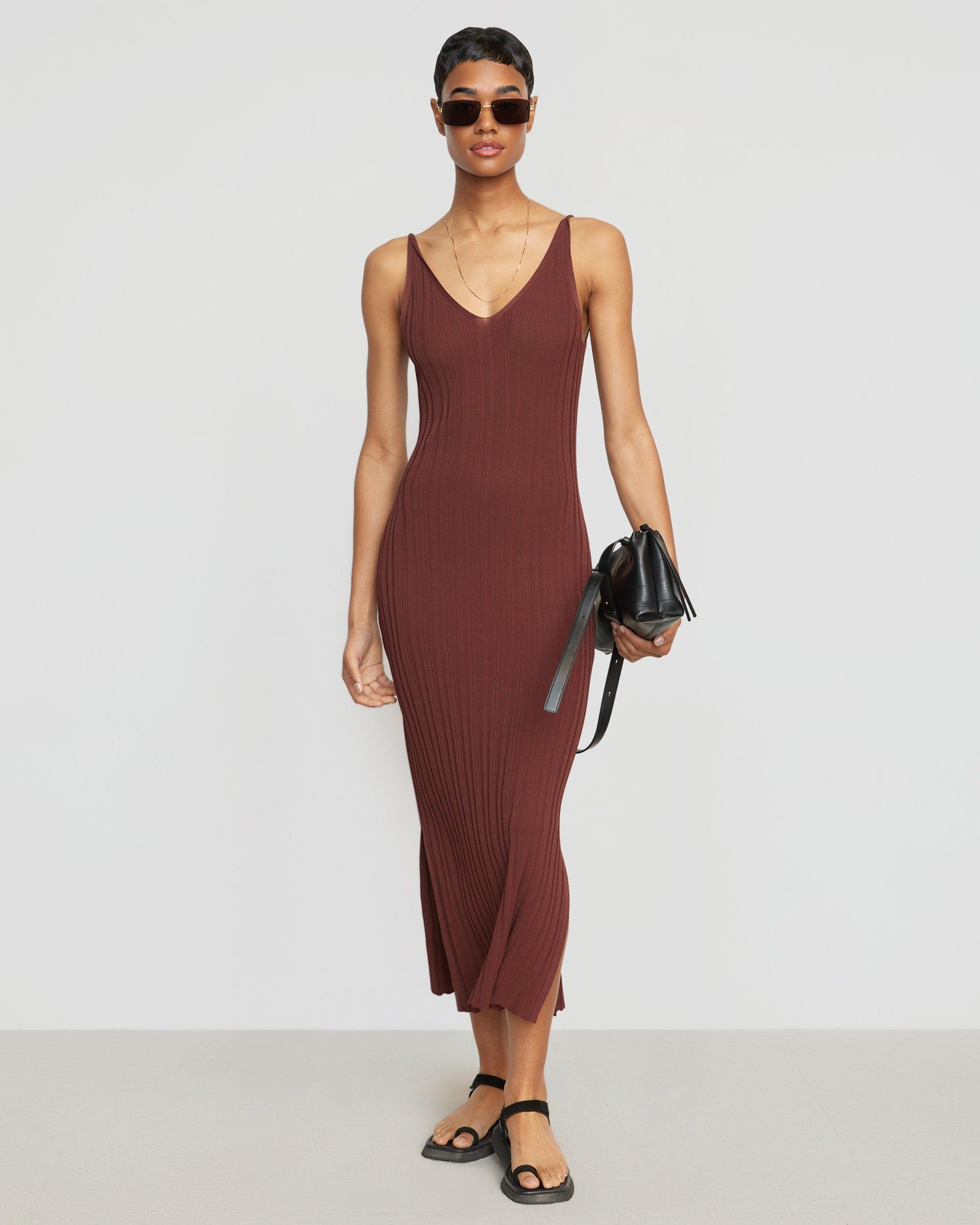 Estella Ribbed Tank Dress Product Image