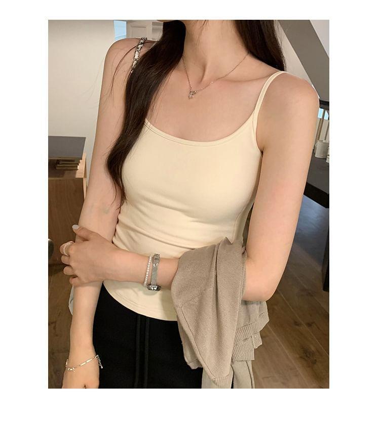 Padded Slim Fit Cami Top Product Image