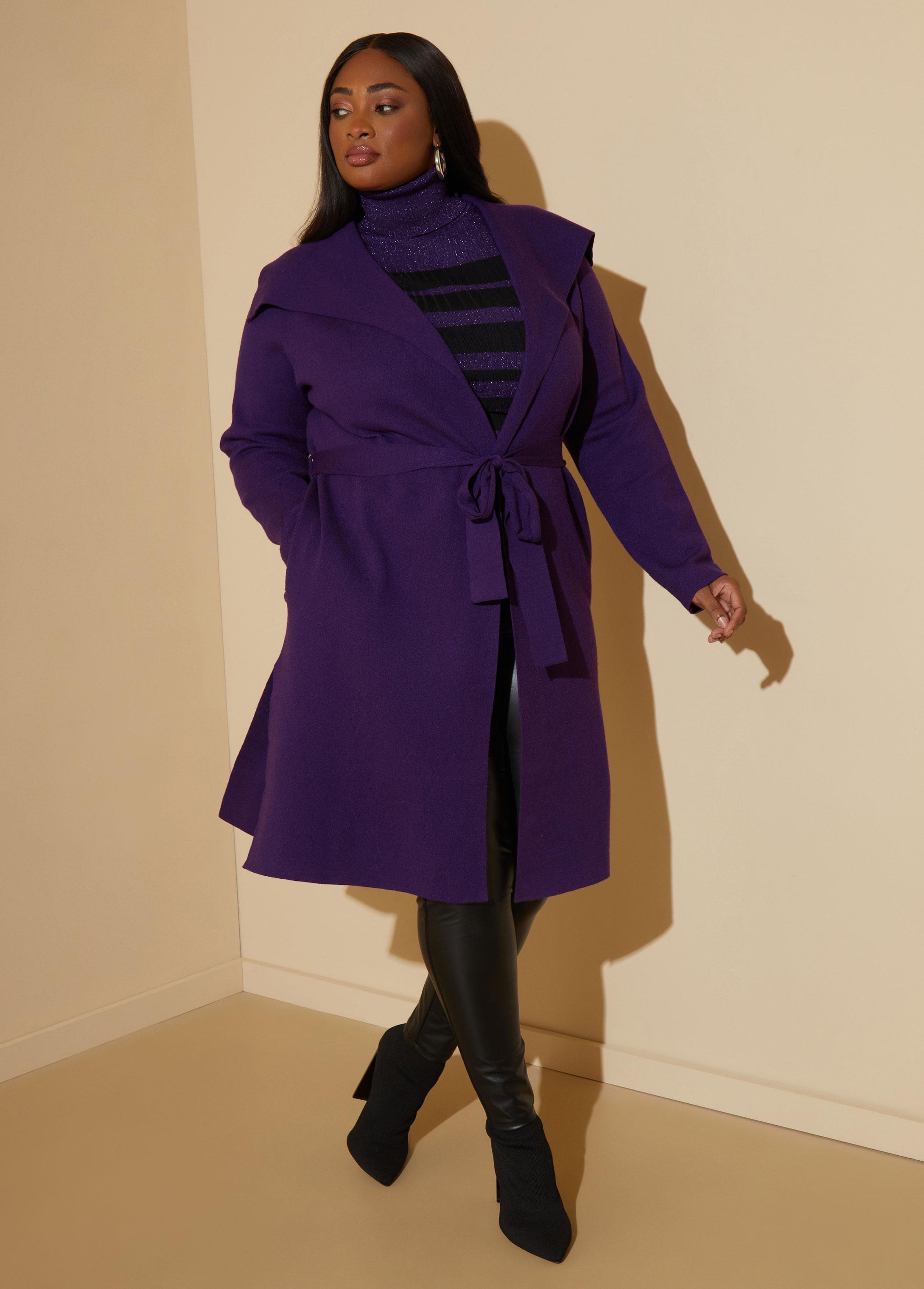 Shawl Collar Belted Duster Product Image