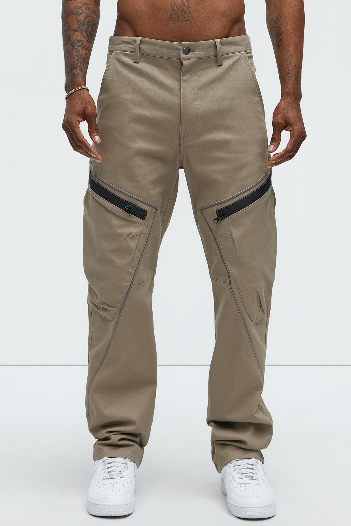 Word On The Street Utility Pants - Khaki Product Image