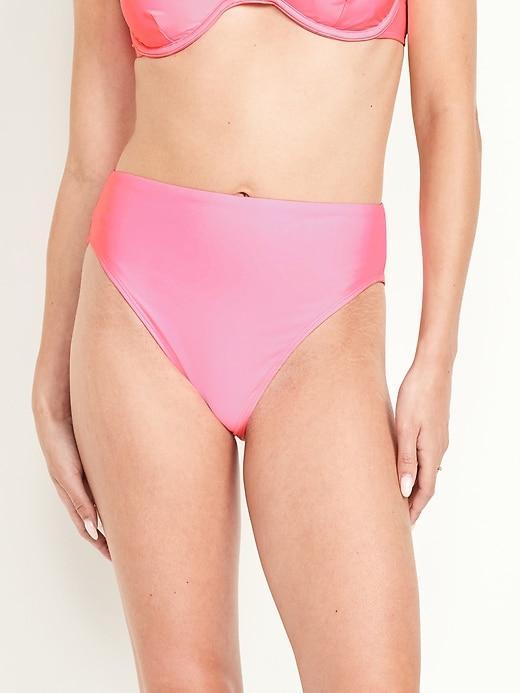 Extra High-Waisted French-Cut Bikini Swim Bottoms Product Image