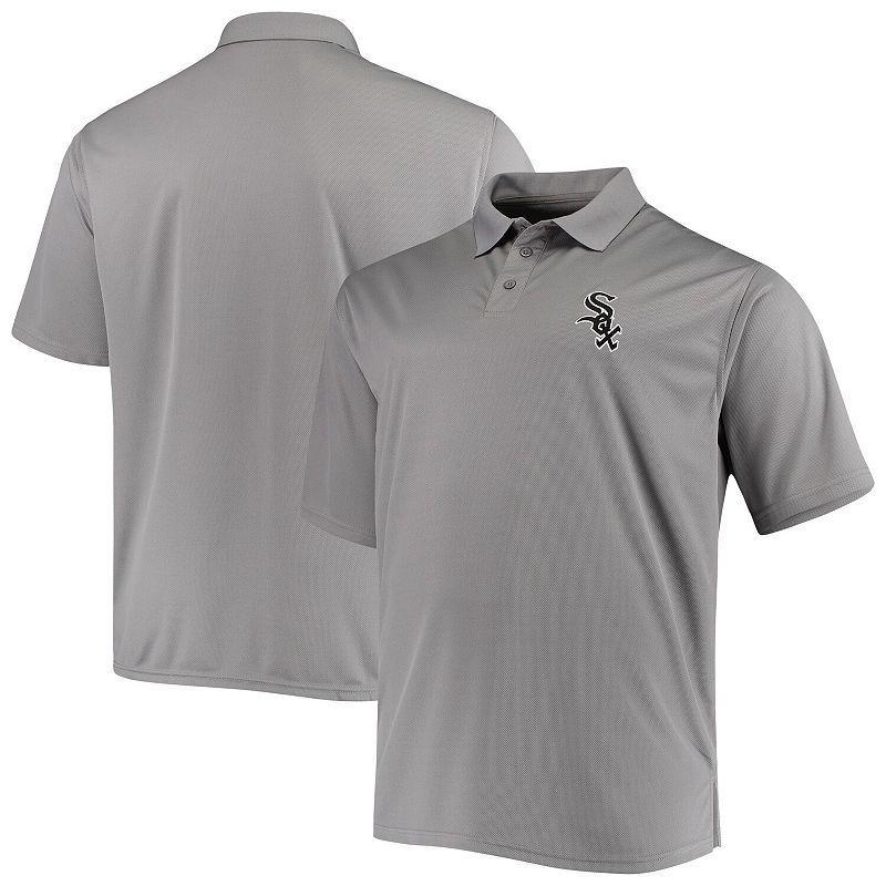 Men's Fanatics Branded Gray Chicago White Sox Big & Tall Solid Birdseye Polo, Size: 2XB, Grey Product Image