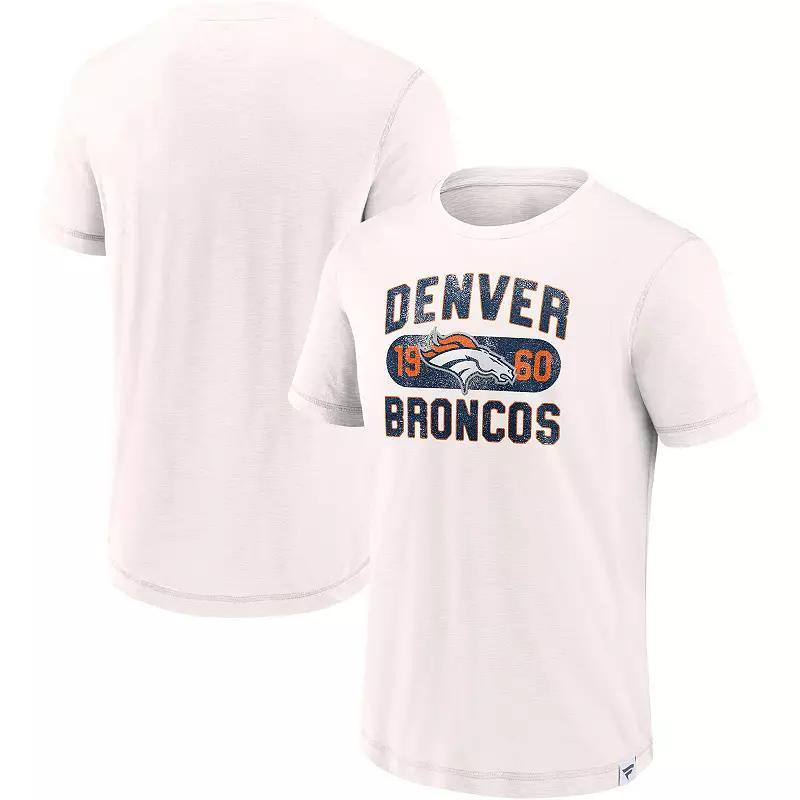 Men's Fanatics Branded White Denver Broncos Act Fast T-Shirt, Size: 5XL Product Image