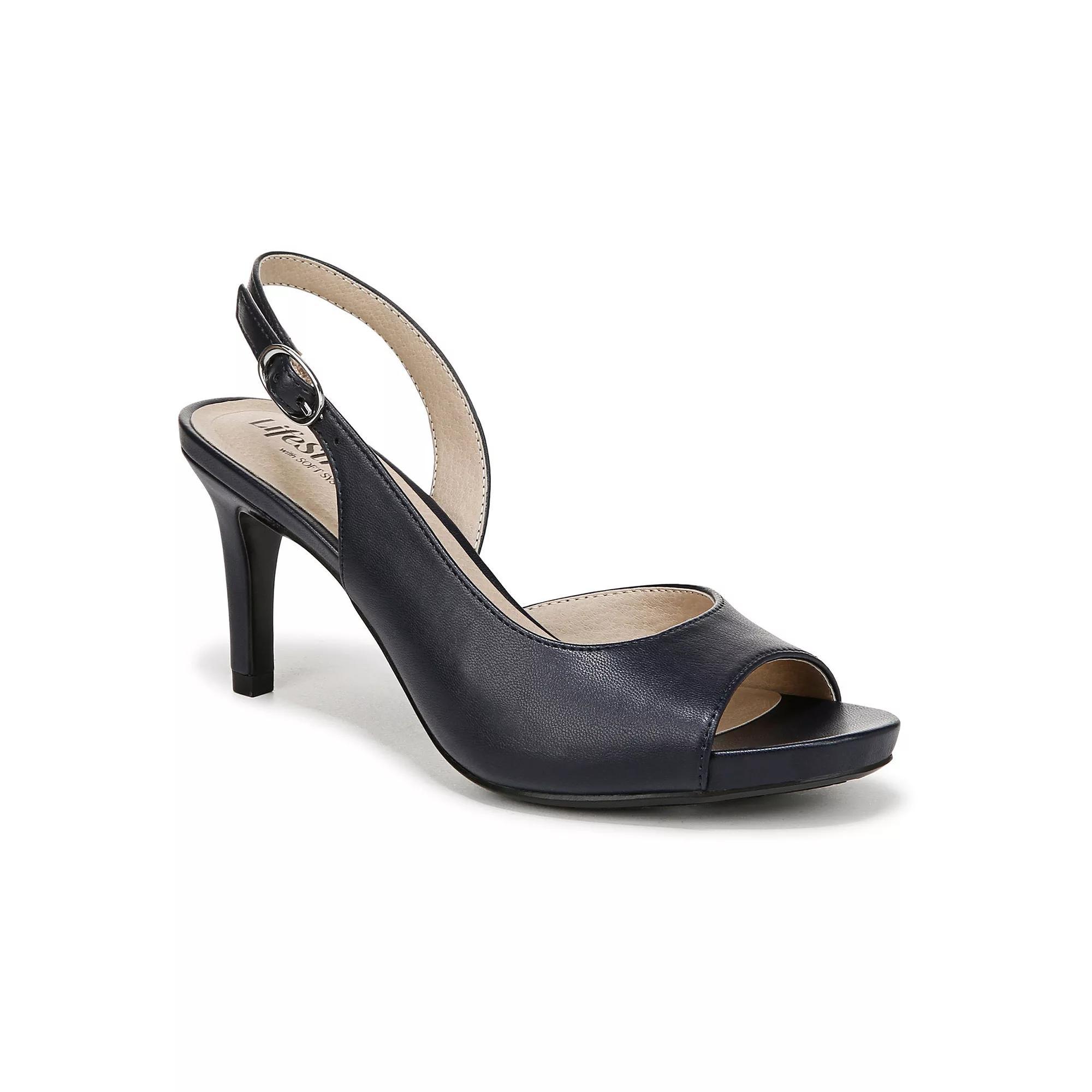 LifeStride Teller 2 Women's Slingback Pumps, Size: 6 Wide, Lux Blue Product Image