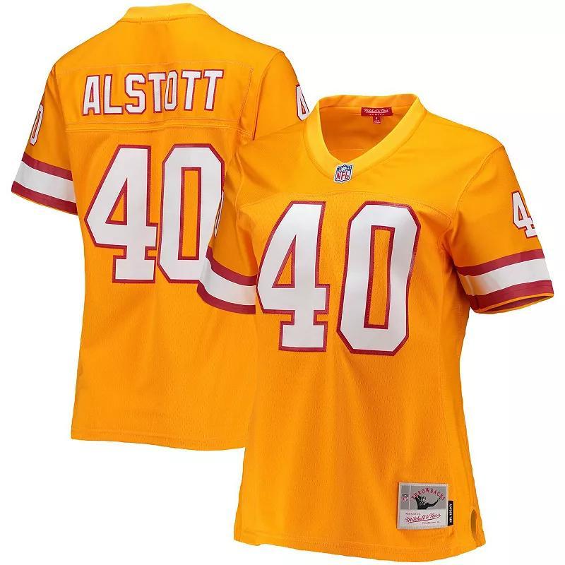 Women's Mitchell & Ness Mike Alstott Orange Tampa Bay Buccaneers Legacy Replica Player Jersey, Size: Small Product Image