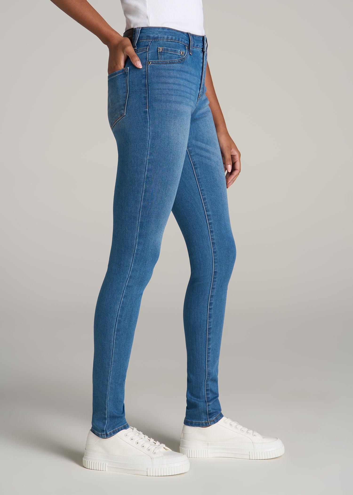 Sarah MID RISE SKINNY Tall Women's Jean in Bright Mid Blue Product Image