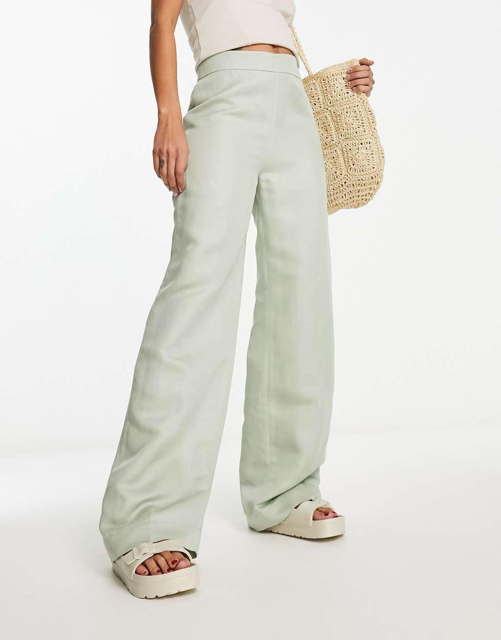& Other Stories linen blend tailored pants Product Image