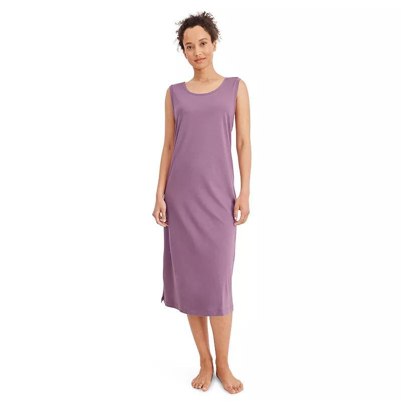 Womens Jockey Everyday Essentials Knit Chemise Purple Product Image
