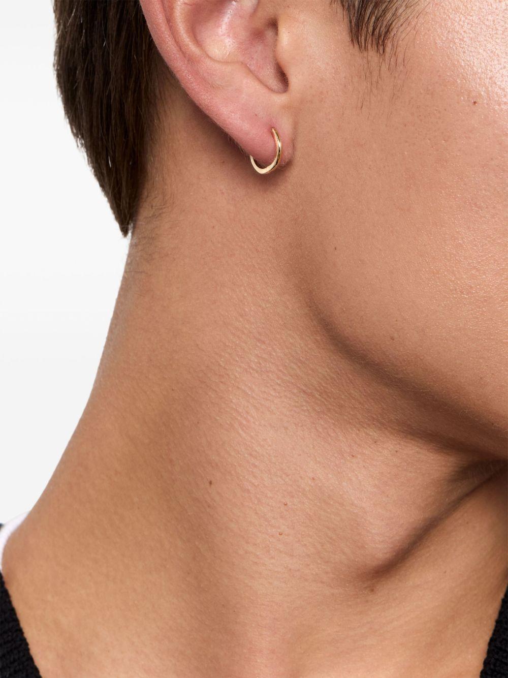 14kt yellow gold huggie earring Product Image