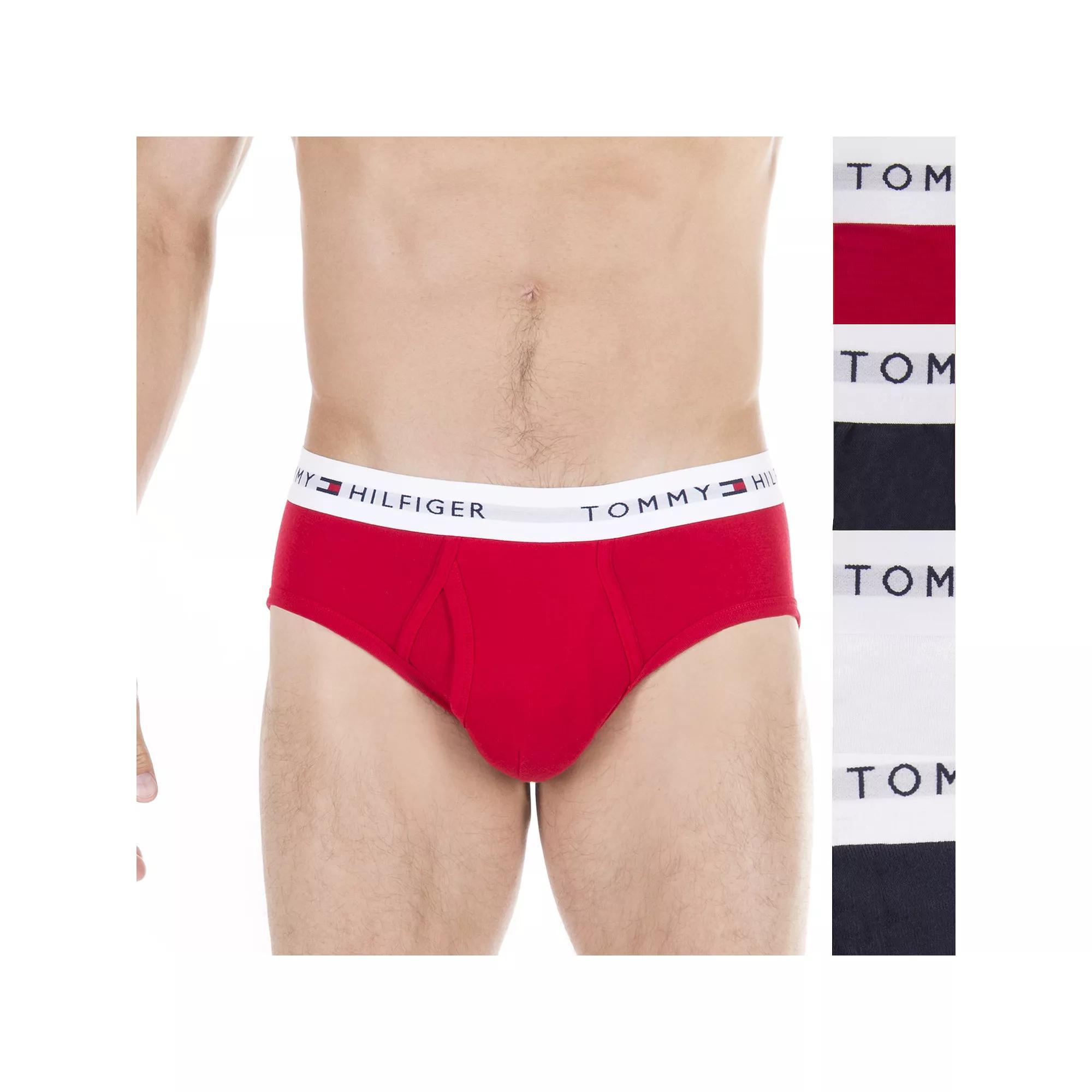 Men's Tommy Hilfiger 4-pack Cotton Classic Briefs, Size: XXL, Brown Product Image