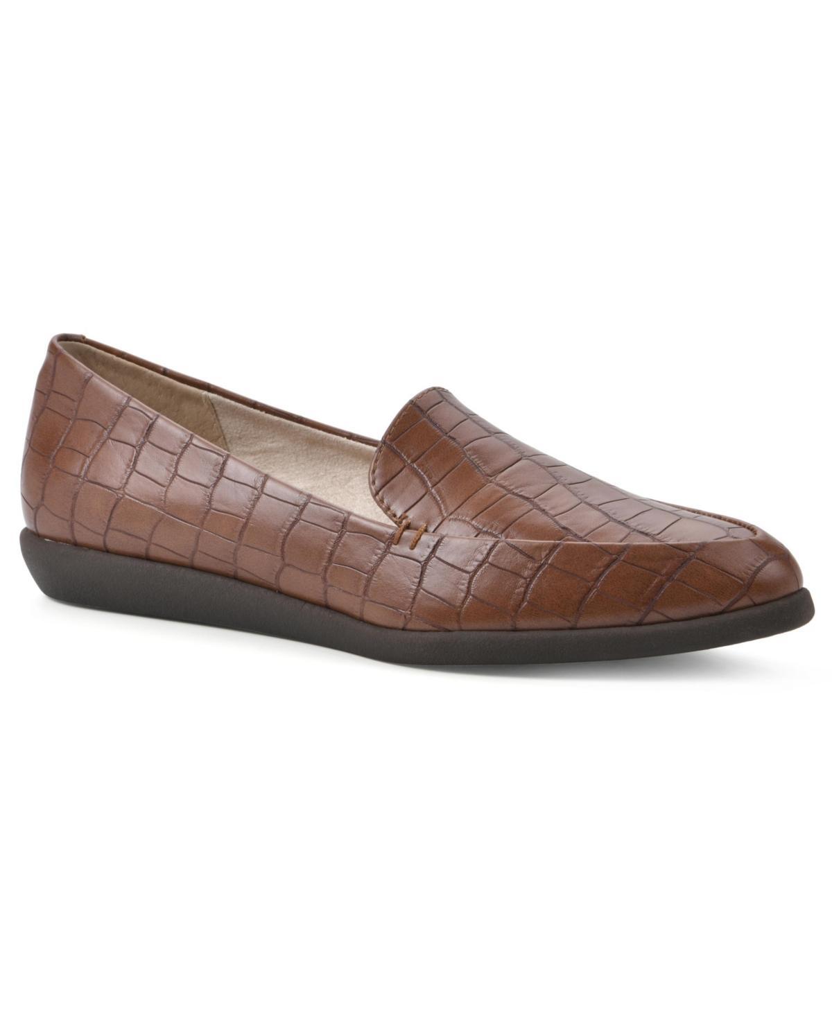 Cliffs by White Mountain Mint Women's Loafers, Size: 6, Black Croco Product Image