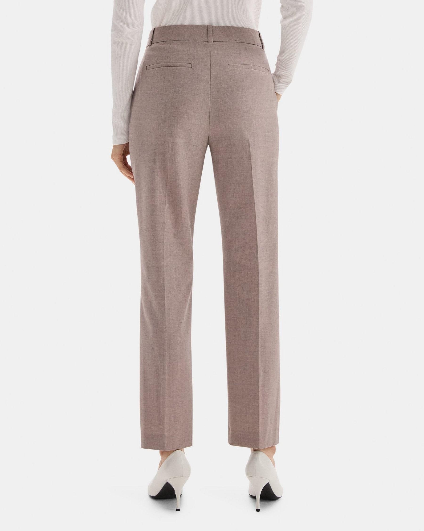 Classic Crop Pant in Sevona Stretch Wool Product Image