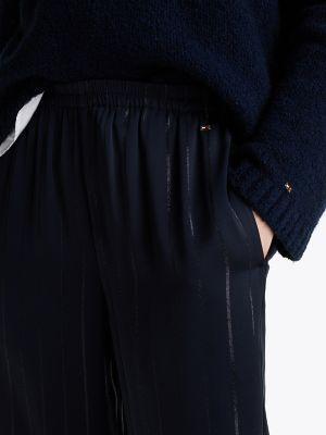 Metallic Stripe Pull-On Pant Product Image